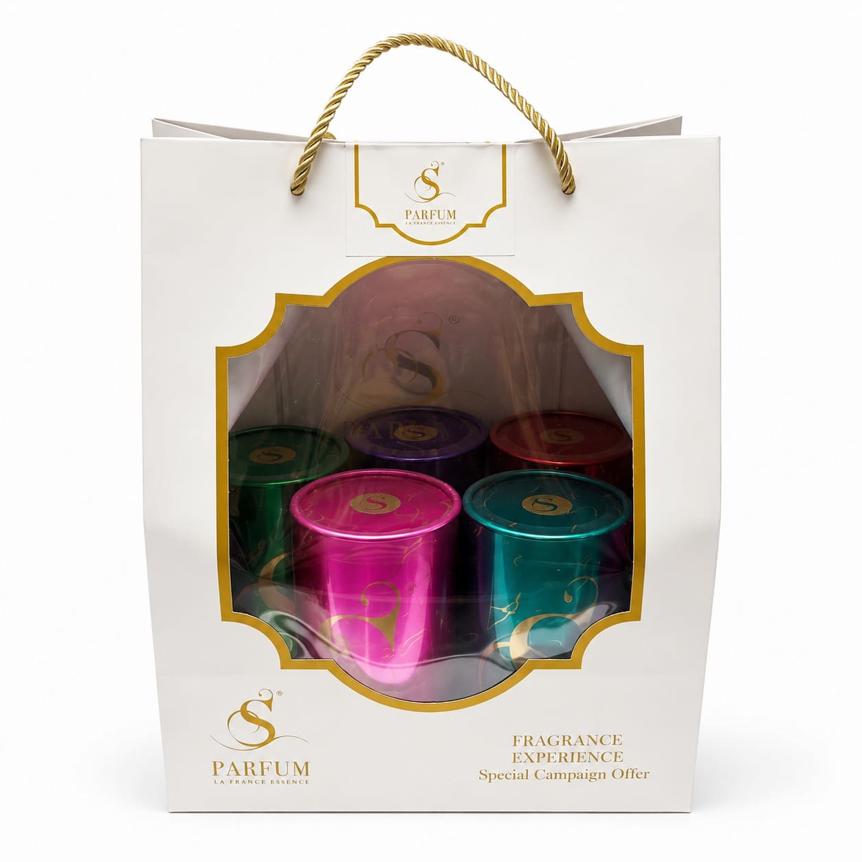 WhatsApp Image 2026-07-17 at 15.26.39 (2) مجموعة هدايا مكونة من 5 قطع من عطر «أو دو بارفان»، 5 × 100 مل - الصورة 1